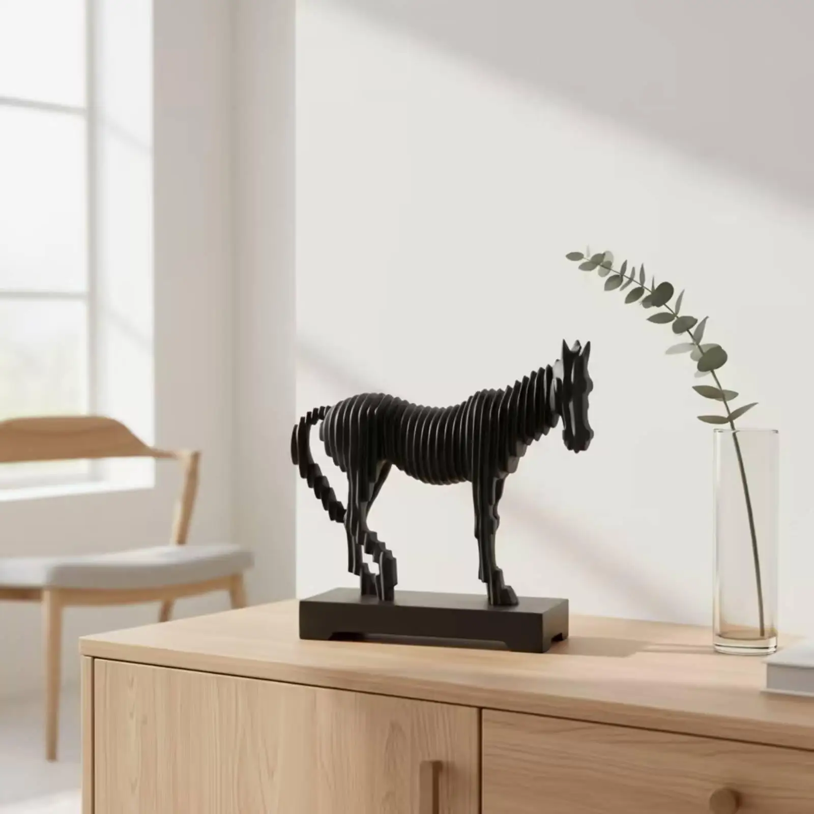Estatua decorativa de caballo para mesa – Adorno y regalo para el hogar - imagen 2