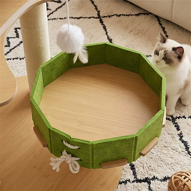 Árbol rascador para gatos con protector de sofá, torre y juguetes - imagen 4