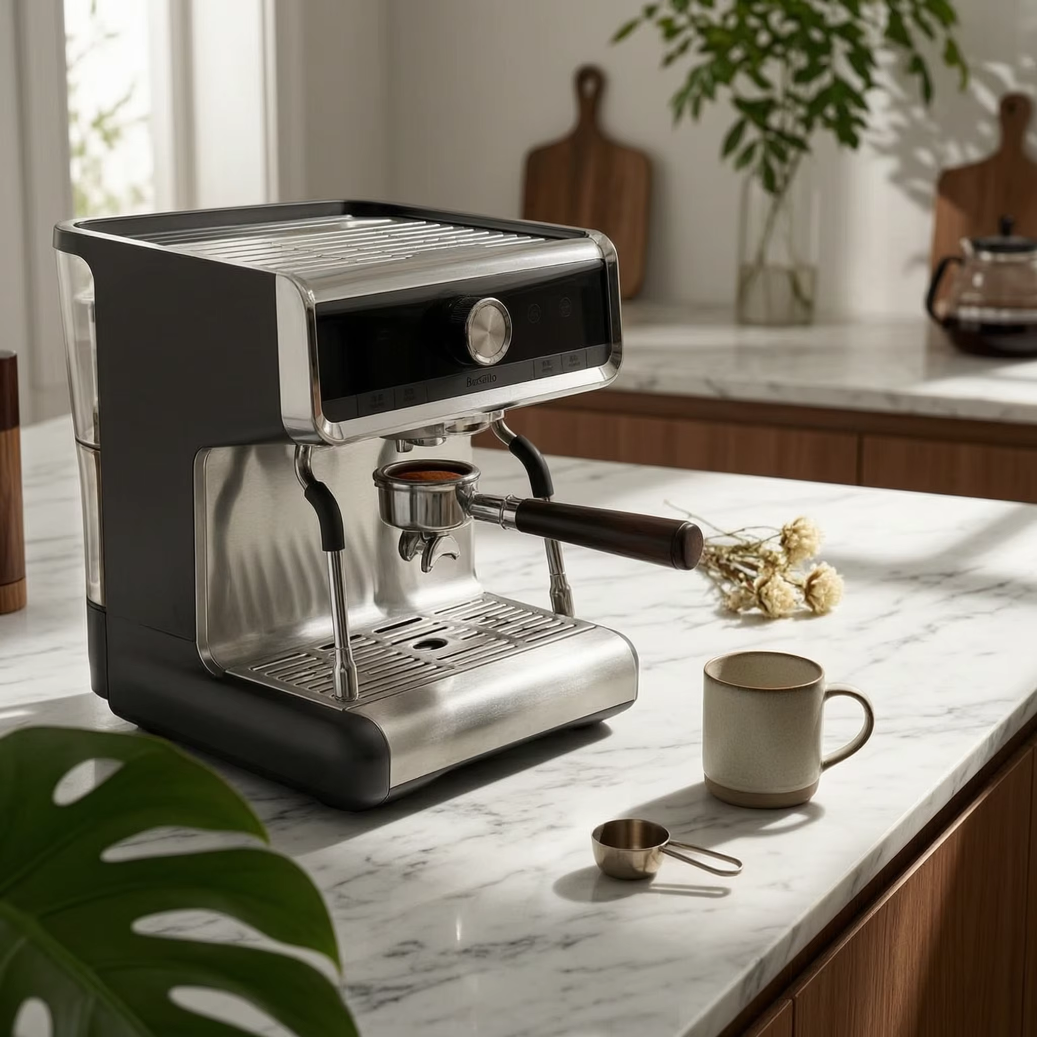 Portafiltro 58 mm con boquilla – Mango sólido apto lavavajillas, ideal baristas caseros - imagen 2