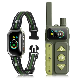 Collar antiladridos eléctrico con vibración y agua para perros
