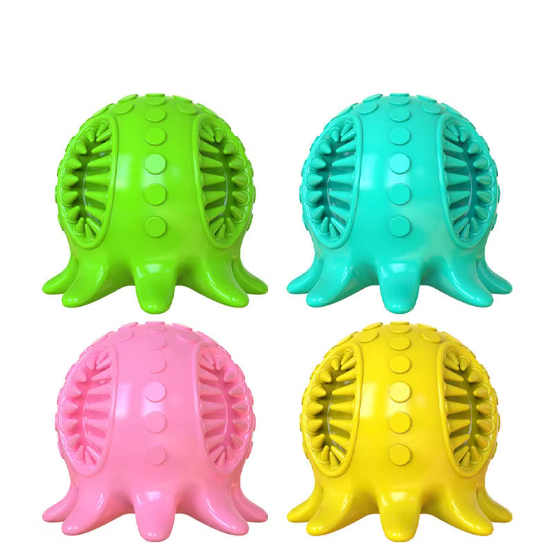 Juguete masticable resistente para perros: pulpo que limpia dientes - imagen 4
