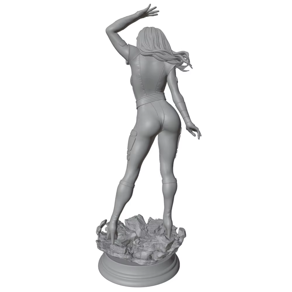 Kit de modelos de resina DIY gris 3D, sin pintar ni montar