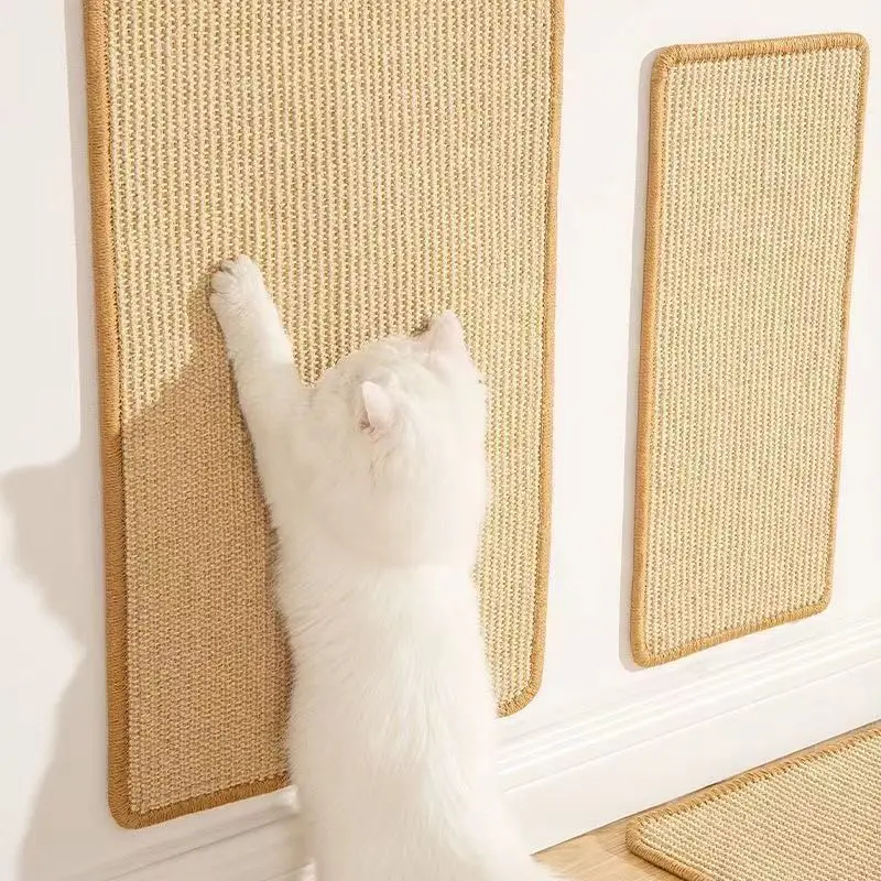 Tablero rascador de cáñamo de Sisal installation en pared