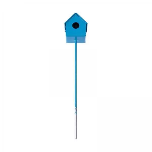 Casita de pájaros decorativa en miniatura para terrarios y macetas