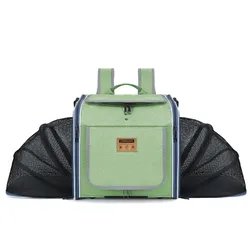 Bolsa de transporte nórdica portátil para gatos y perros, bici-viaje