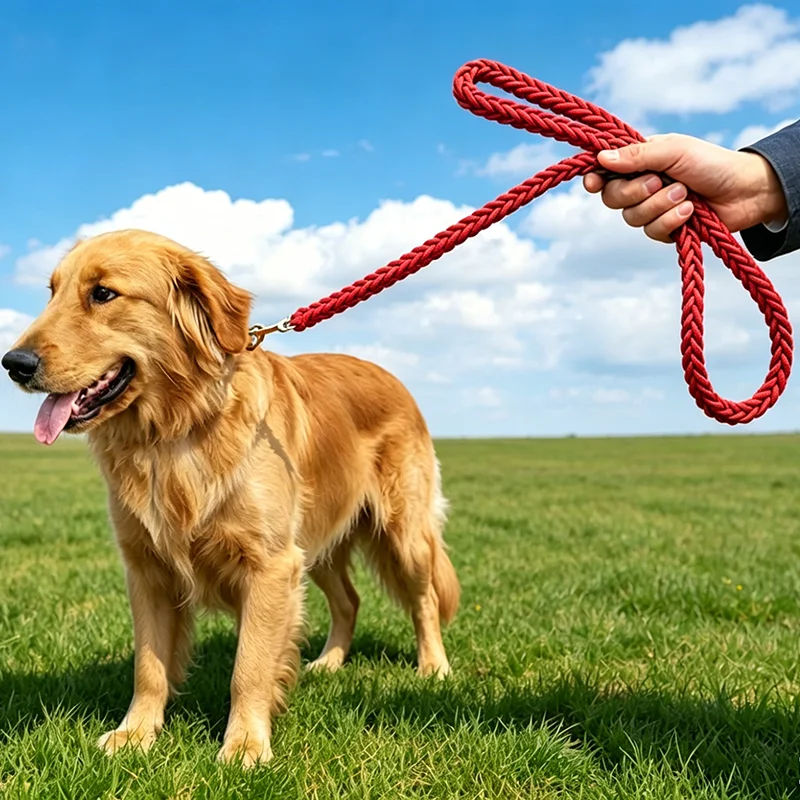 Correa trenzada para perro, adiestramiento y paseos cómodos - imagen 4