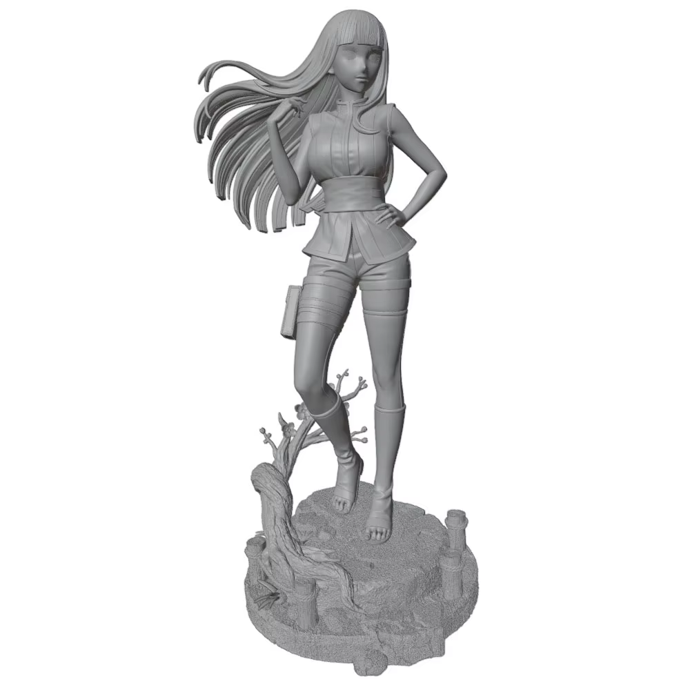 Figura de resina impresa en 3D para montar, gris - imagen 3