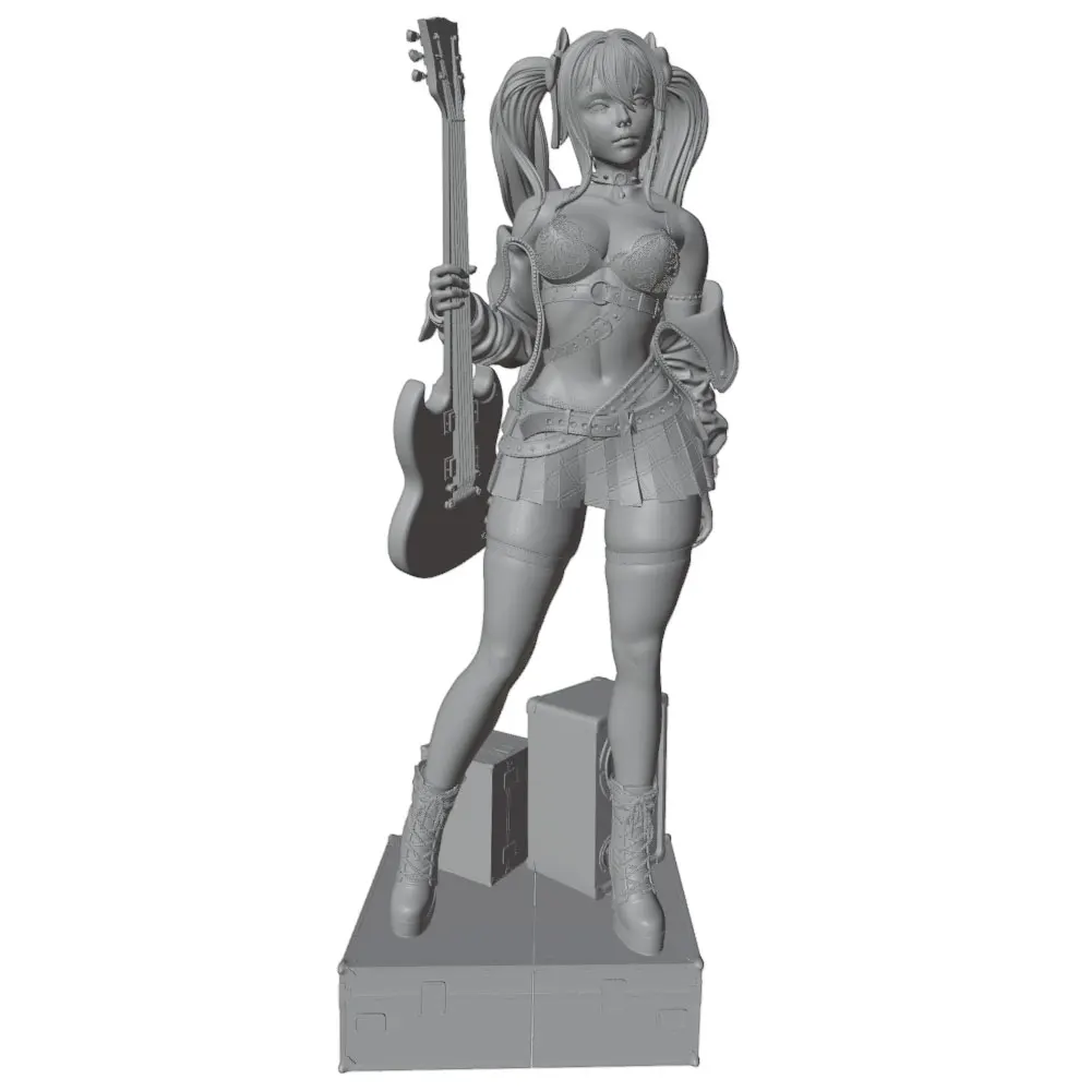 Kit modelo resina 1/24 chica 75mm sin montar ni pintar - imagen 4