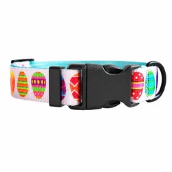 Collar ajustable con diseño navideño personalizado para perros pequeños y medianos