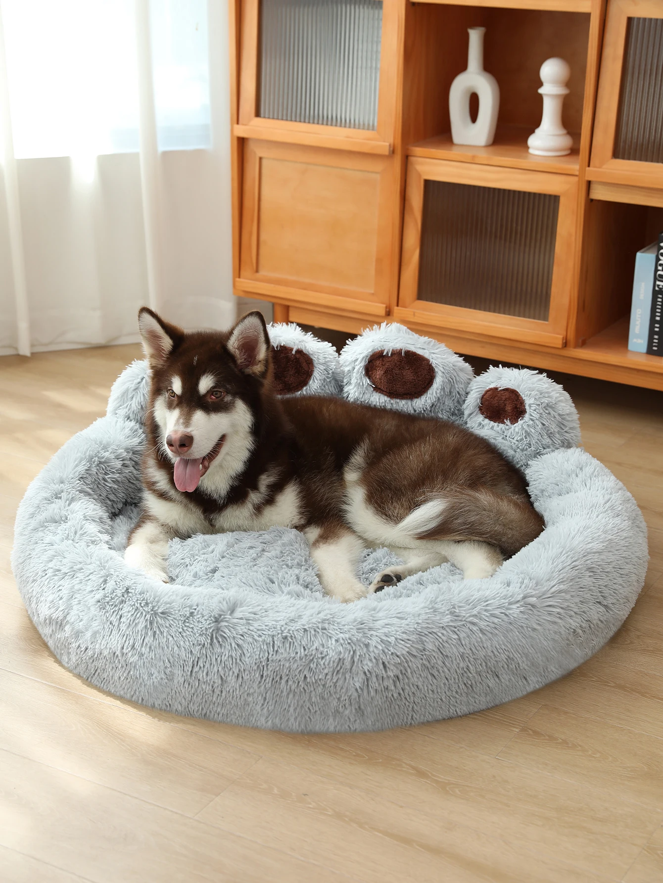 Cama colchoneta 2 en 1 en color beige
