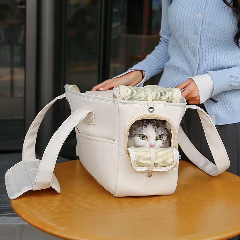 Bolsa de transporte transpirable para perros y gatos – Mochila - imagen 2