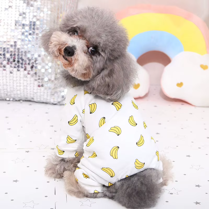 Mono pijama 4 patas algodón para Chihuahua, perros mini y gatos - imagen 3