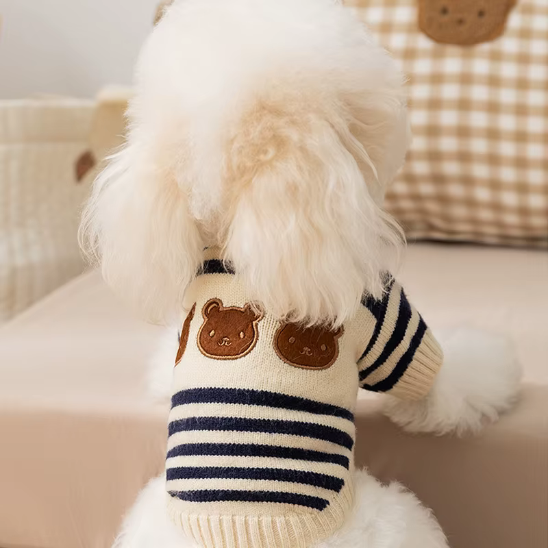 Jersey cálido de punto para gatos y perros – Suéter invierno - imagen 4