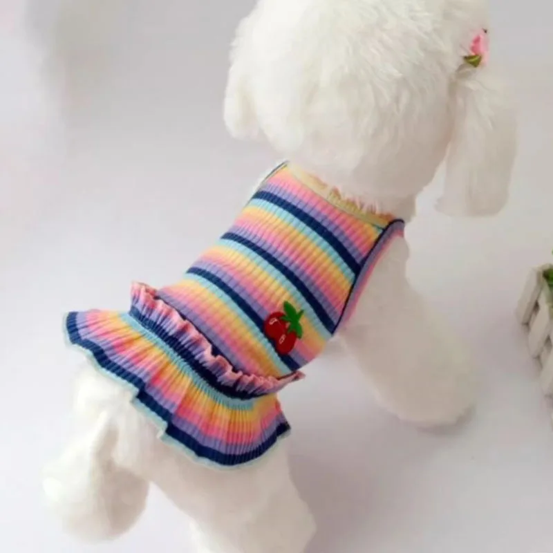 Vestido para perros pequeños, vista lateral