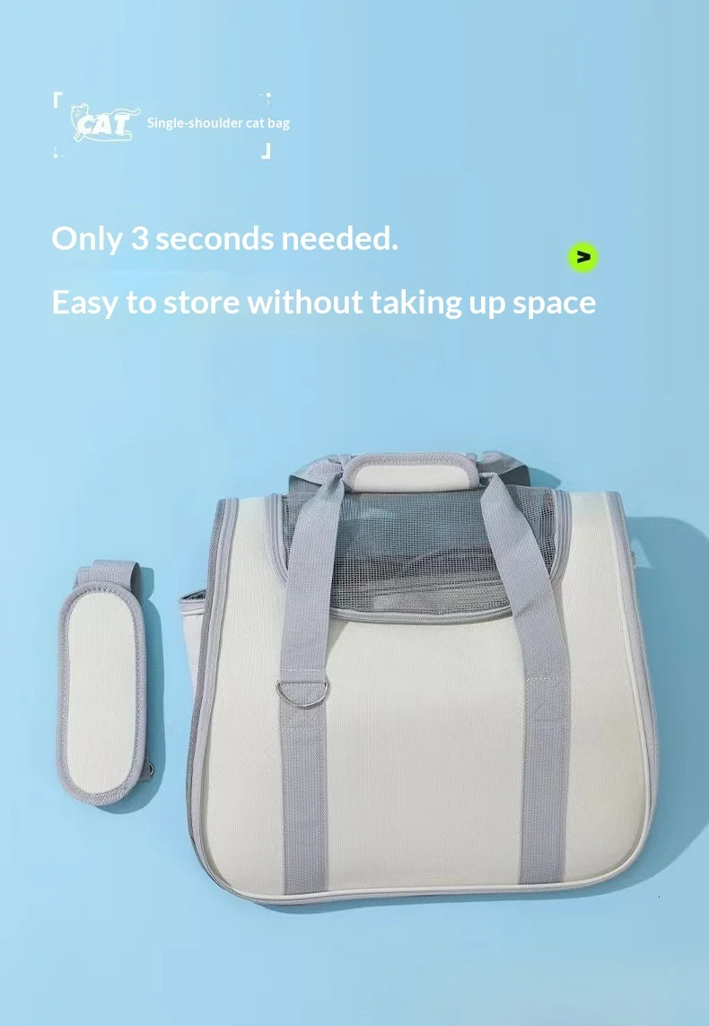 Nueva mochila transpirable para mascotas al aire libre