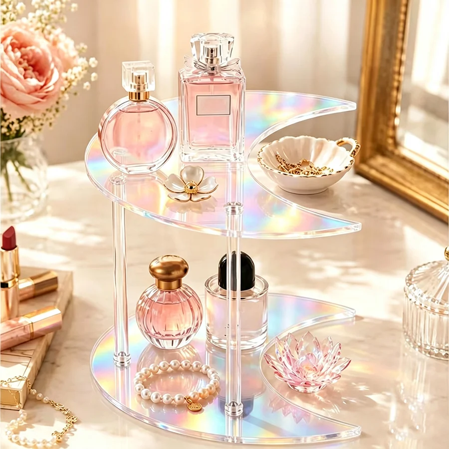Organizador Acrílico 2 Niveles para Perfumes y Joyas - imagen 4