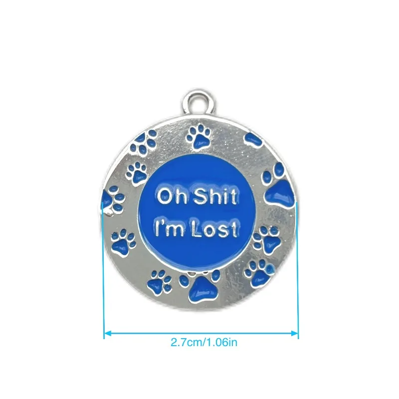 Placa de identificación personalizada para perros y gatos de metal - imagen 4