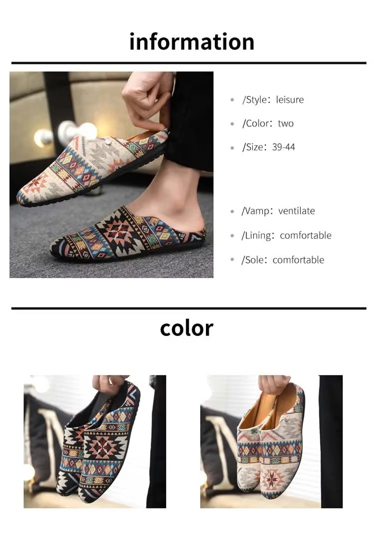 Zapatilla casual de verano detalle superior