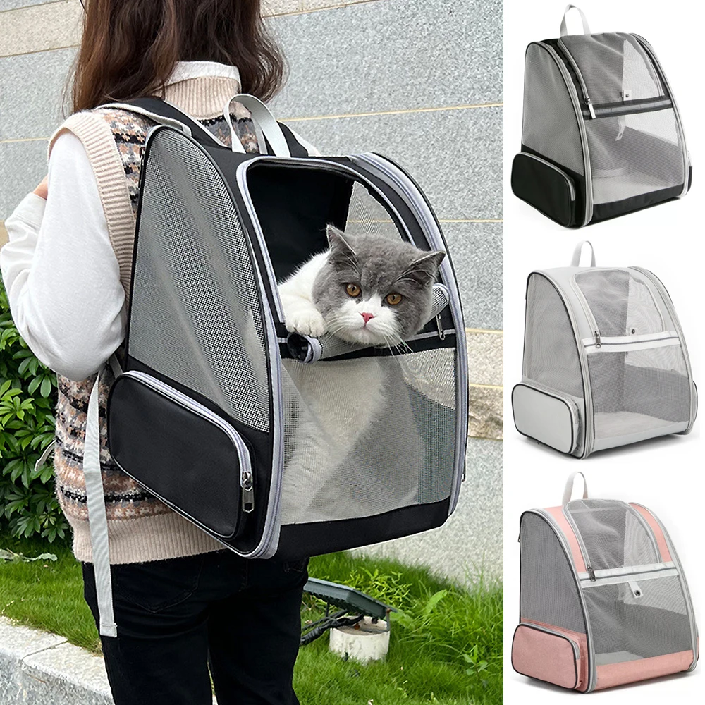 Mochila de transporte para mascotas con ventanas