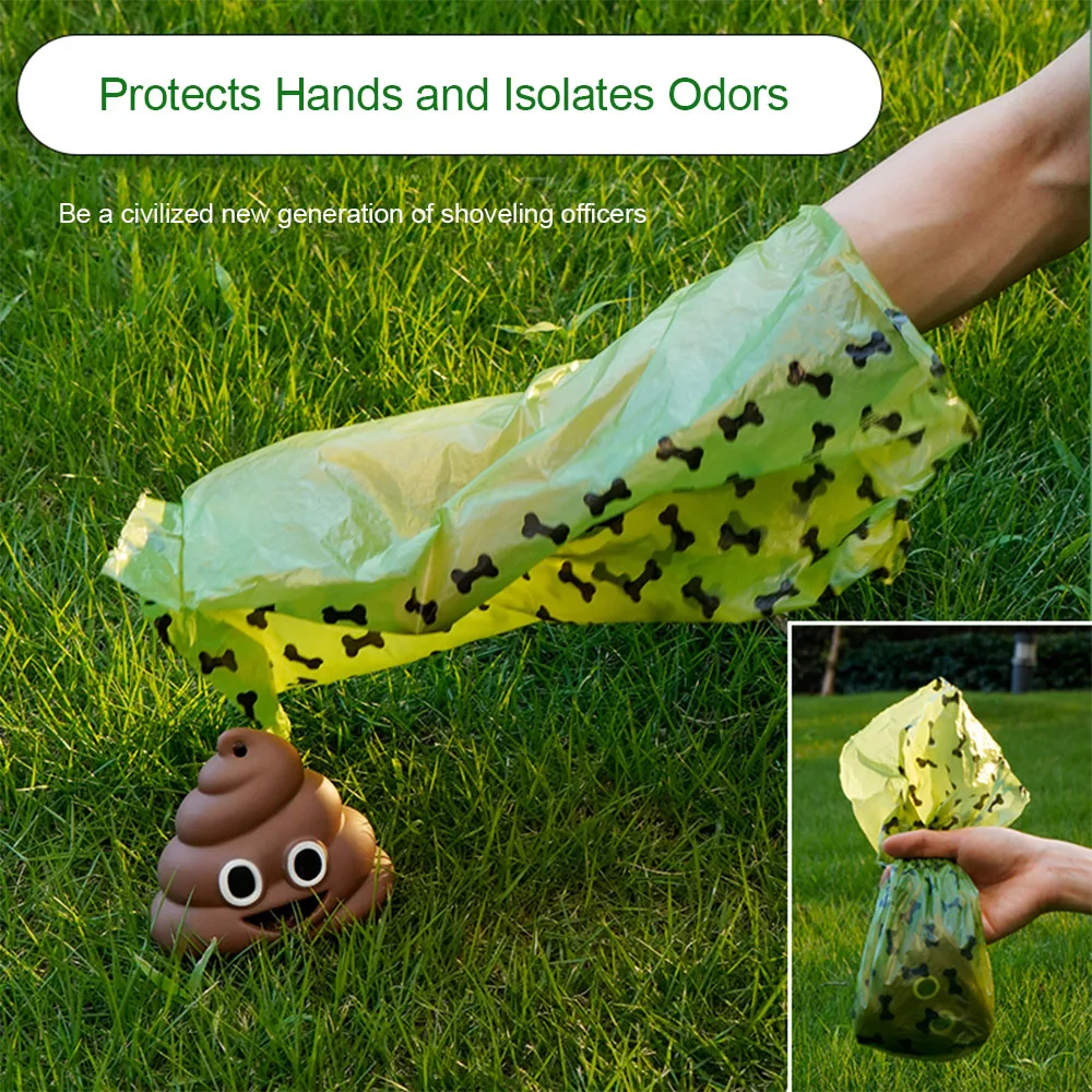 Bolsas apiladas para limpieza de gatitos