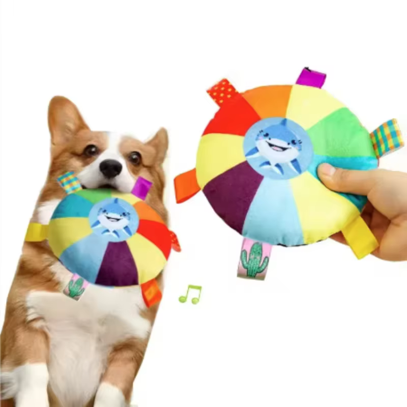 Juguete sonoro de peluche para cachorros – Resiste mordidas - imagen 2