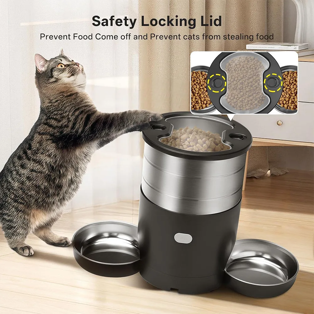 Comedero para perros y gatos con diseño funcional