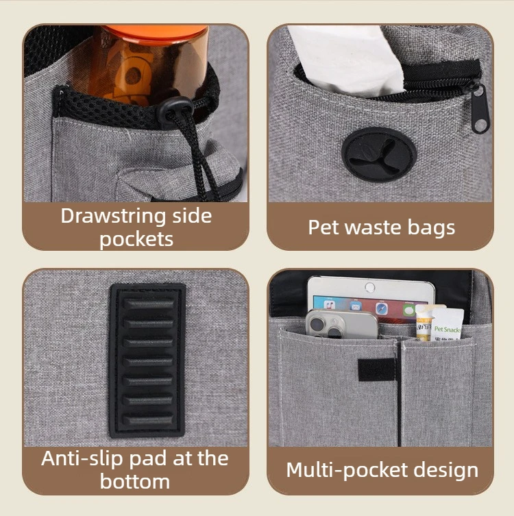 Mochila de viaje para gatos con malla transpirable