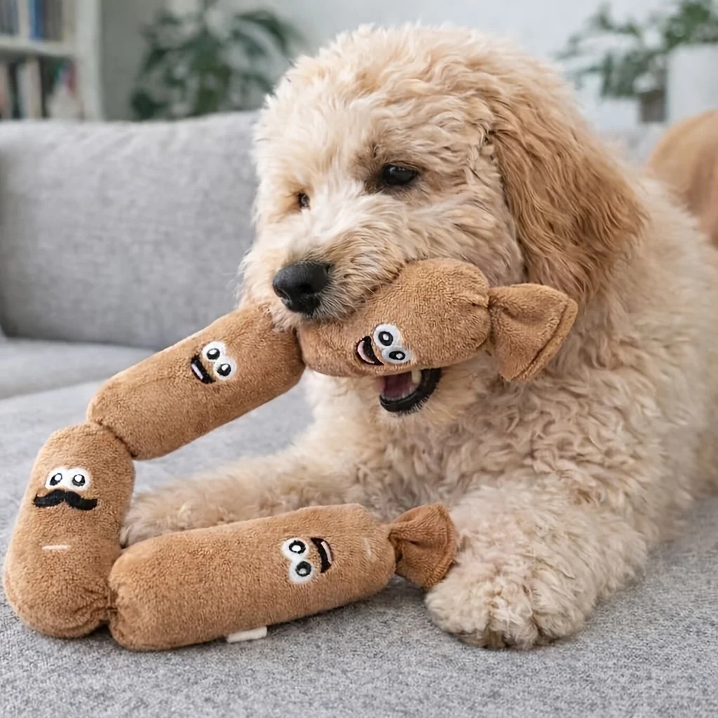 Juguete de peluche con refuerzo para el uso