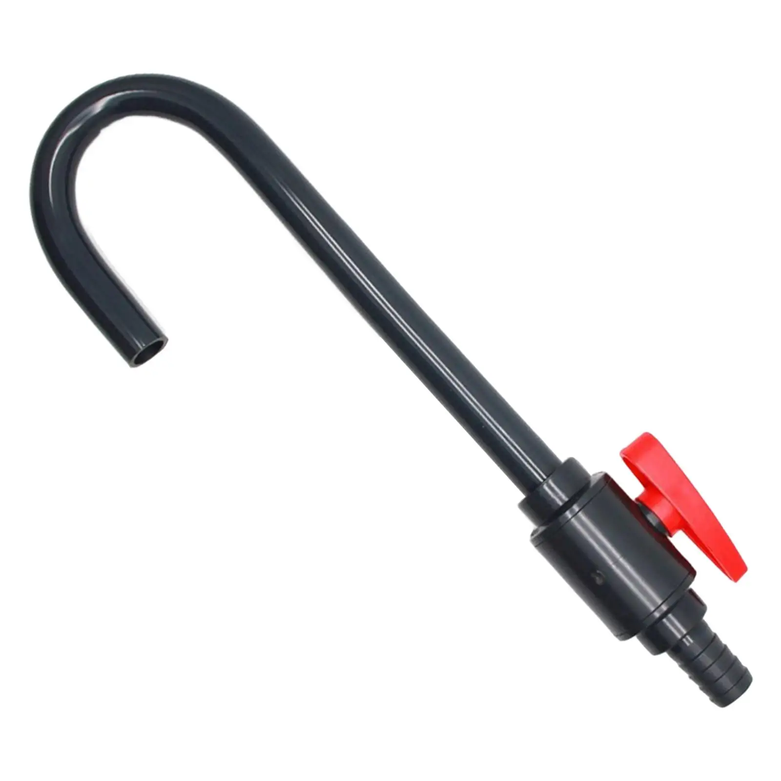 Tubo de relleno de PVC para acuario con válvula de control
