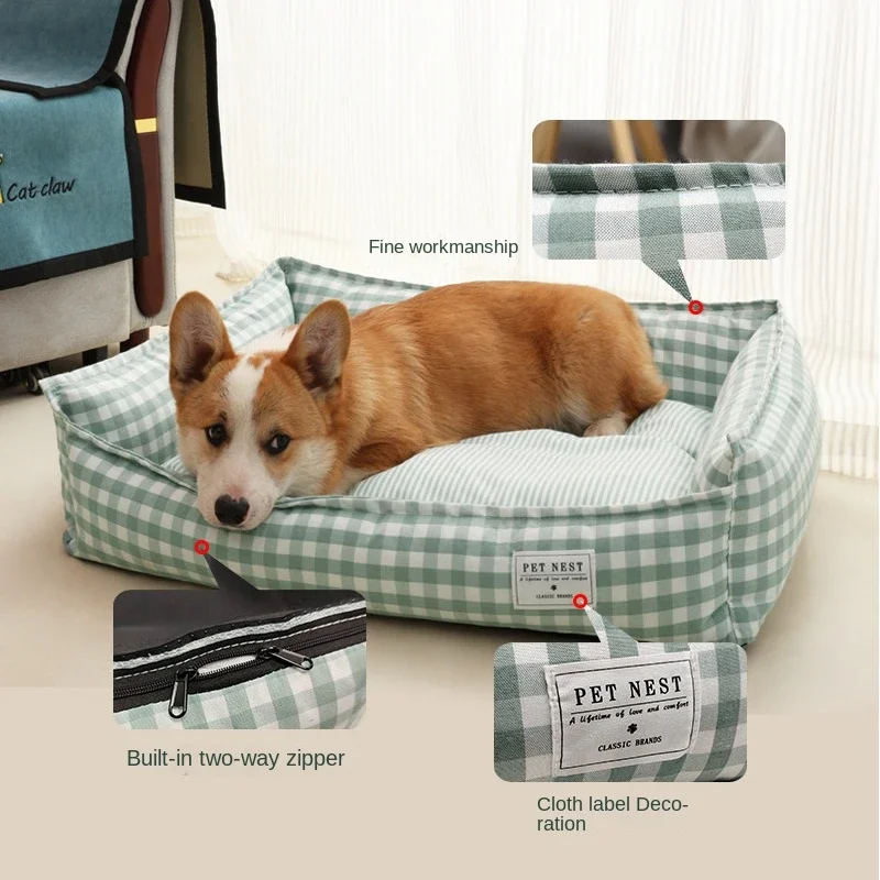 Cama sofá interior para gatos, perros pequeños y medianos - imagen 4