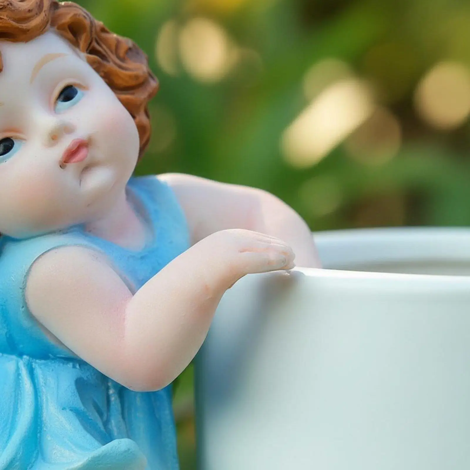 Figura de hada decorativa para jardín – Colgante de maceta - imagen 4