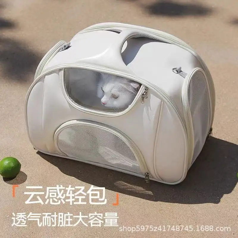 Mochila para transportar gatos gran capacidad para viajes al aire libre - imagen 5