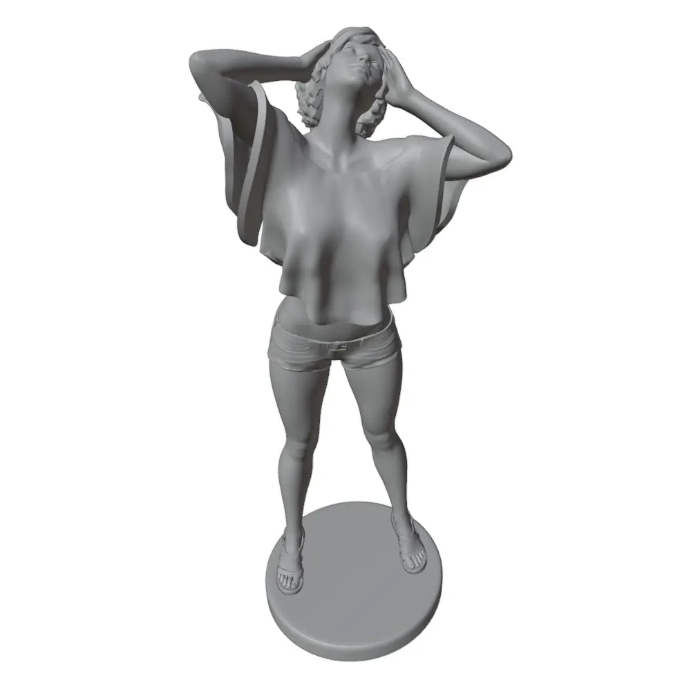 Kit de miniatura GK en resina gris 3D, sin pintar ni montar - imagen 2