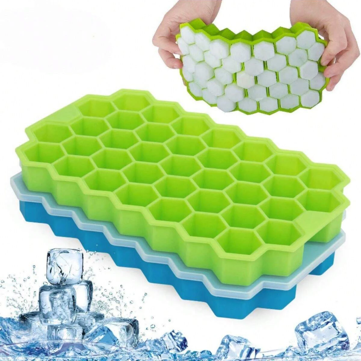 Bandeja cubitos de hielo para gatos y perros – molde flexible - imagen 3