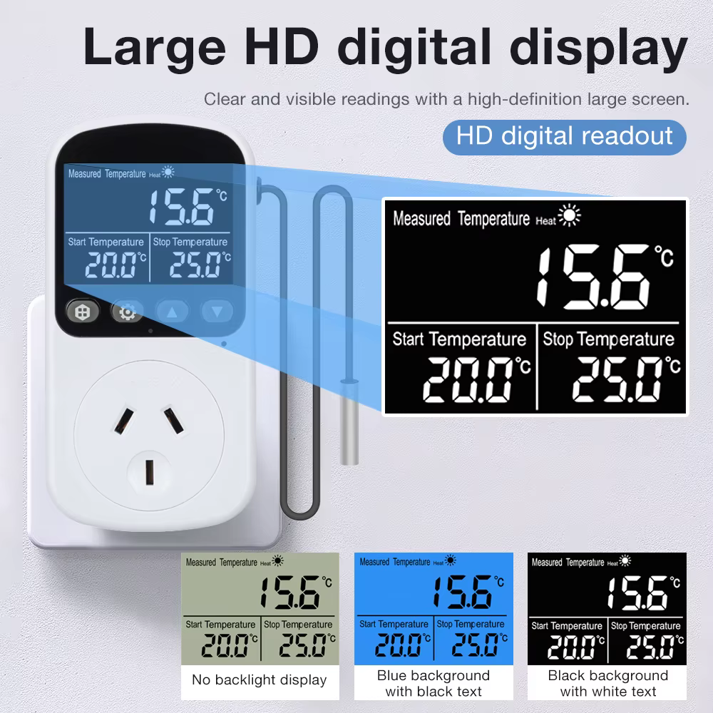 Termostato digital de aire acondicionado para gatos y perros - imagen 2