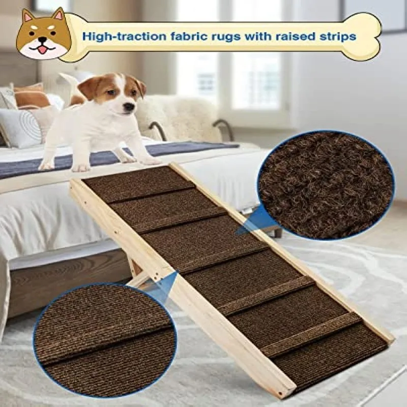 Rampa de madera plegable vistas principales