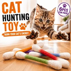Varitas interactivas extra grandes para gatos – Set de autojuego