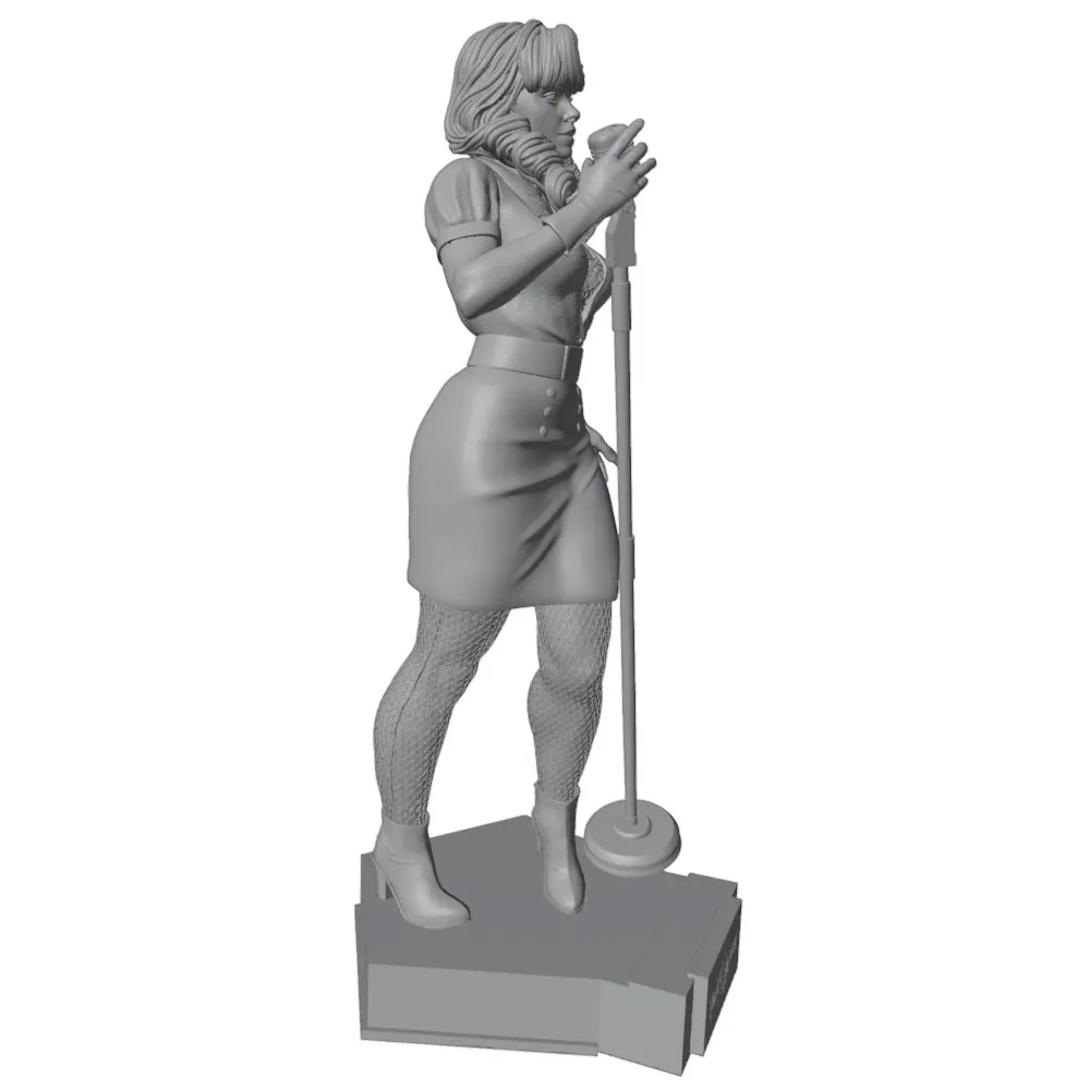 Kit modelo resina DIY muñeca gris impresa en 3D sin pintar - imagen 5