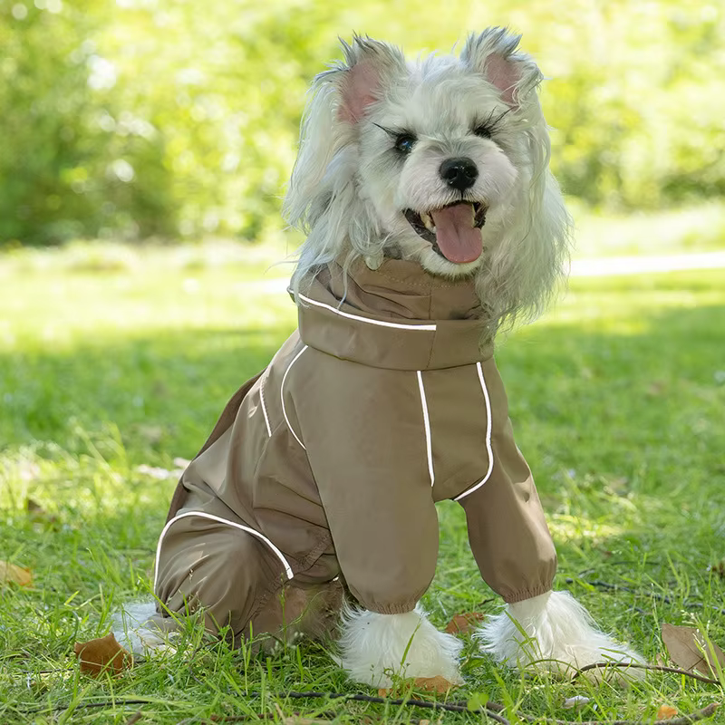 Chaqueta impermeable reflectante para perros y cachorros – Ligera y cortavientos - imagen 3