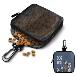 Bolsa premios de perro con cremallera y gancho, para entrenar