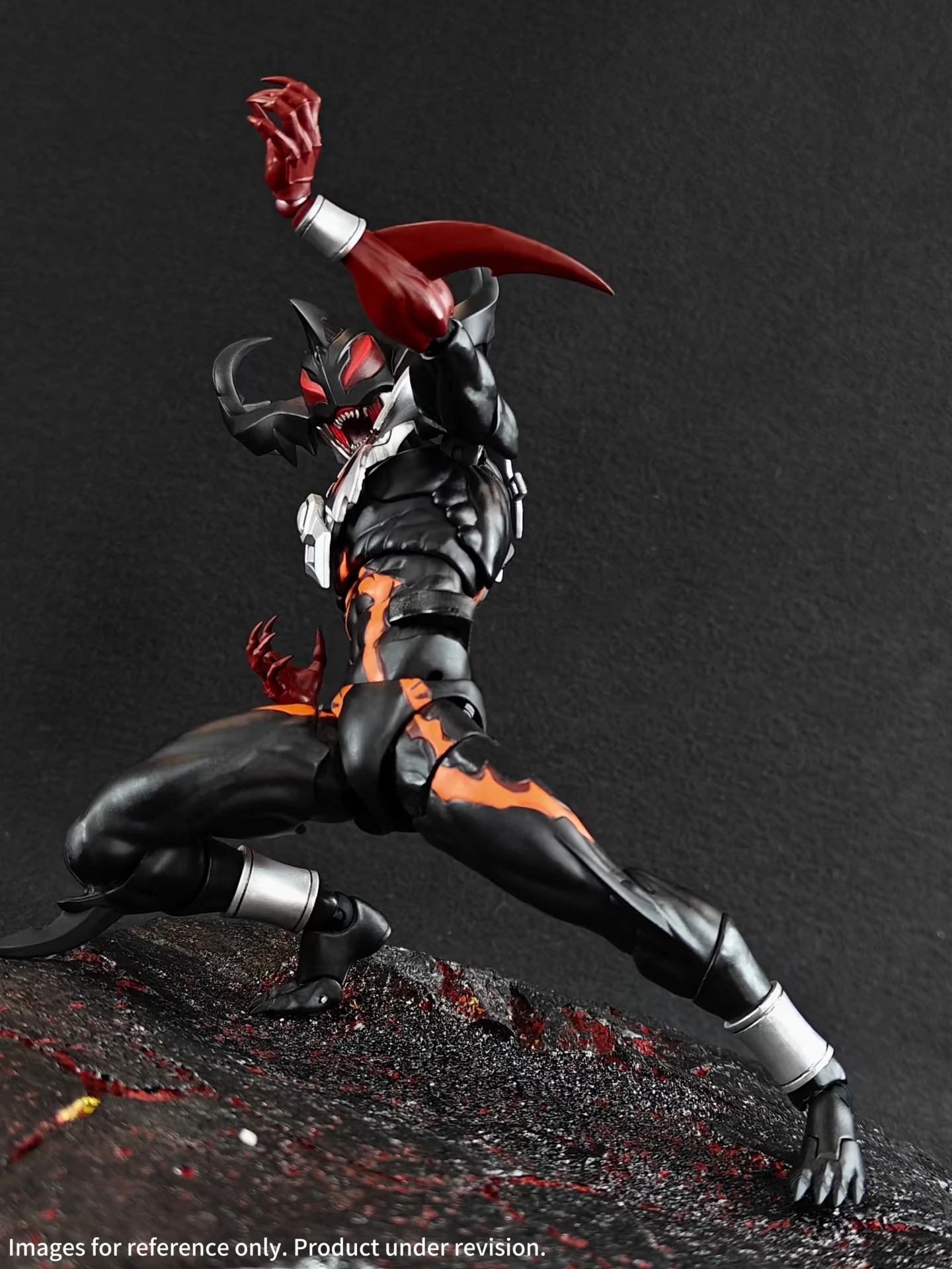 Figura articulada Revoltech Crimson Demon – Juguete coleccionable anime - imagen 5