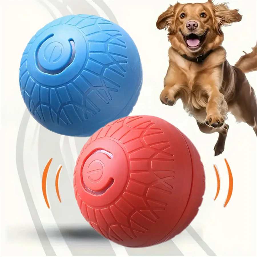 Pelota inteligente interactiva para perros – Recargable USB y masticable - imagen 3