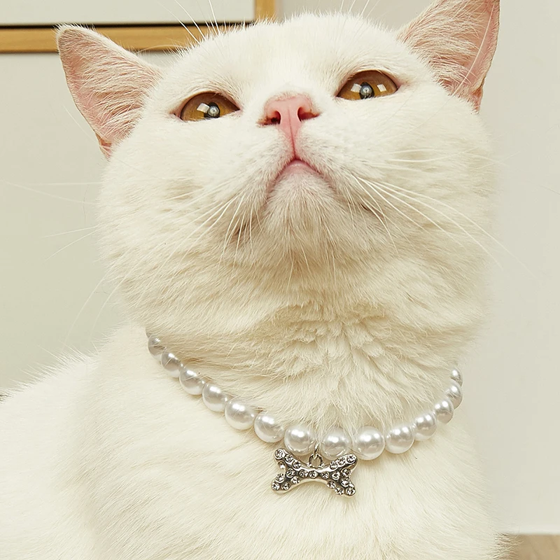 Collar de perlas ajustable para gatos y perros – Sphynx - imagen 3