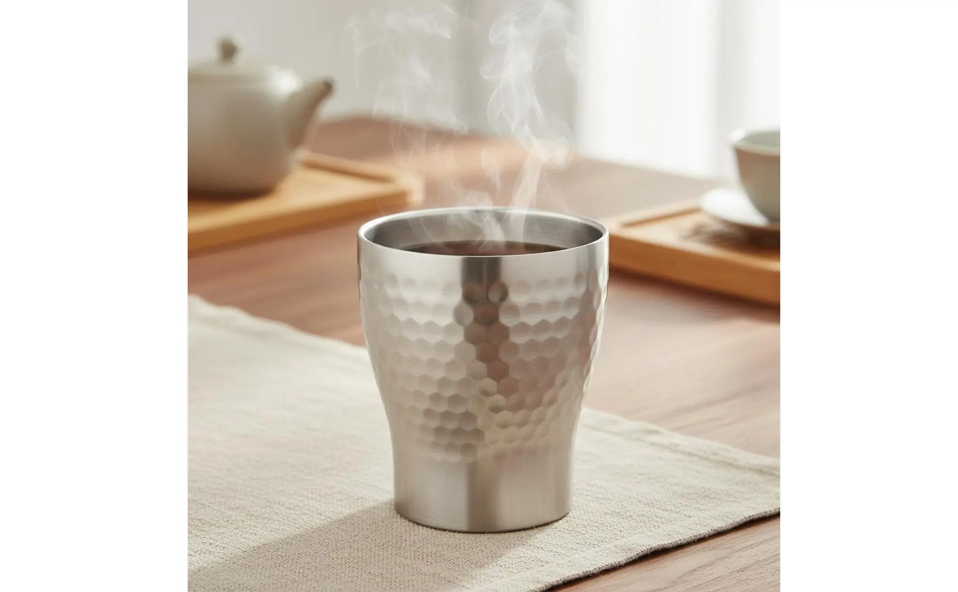 Detalle del patrón de escamas en la taza