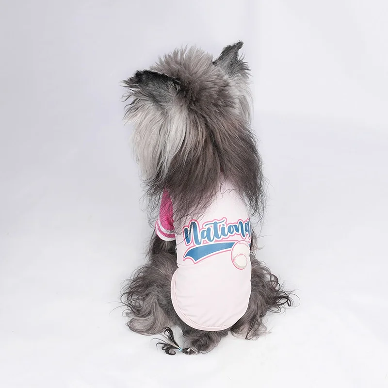 Camiseta deportiva para perro transpirable béisbol, pequeños cachorros - imagen 3