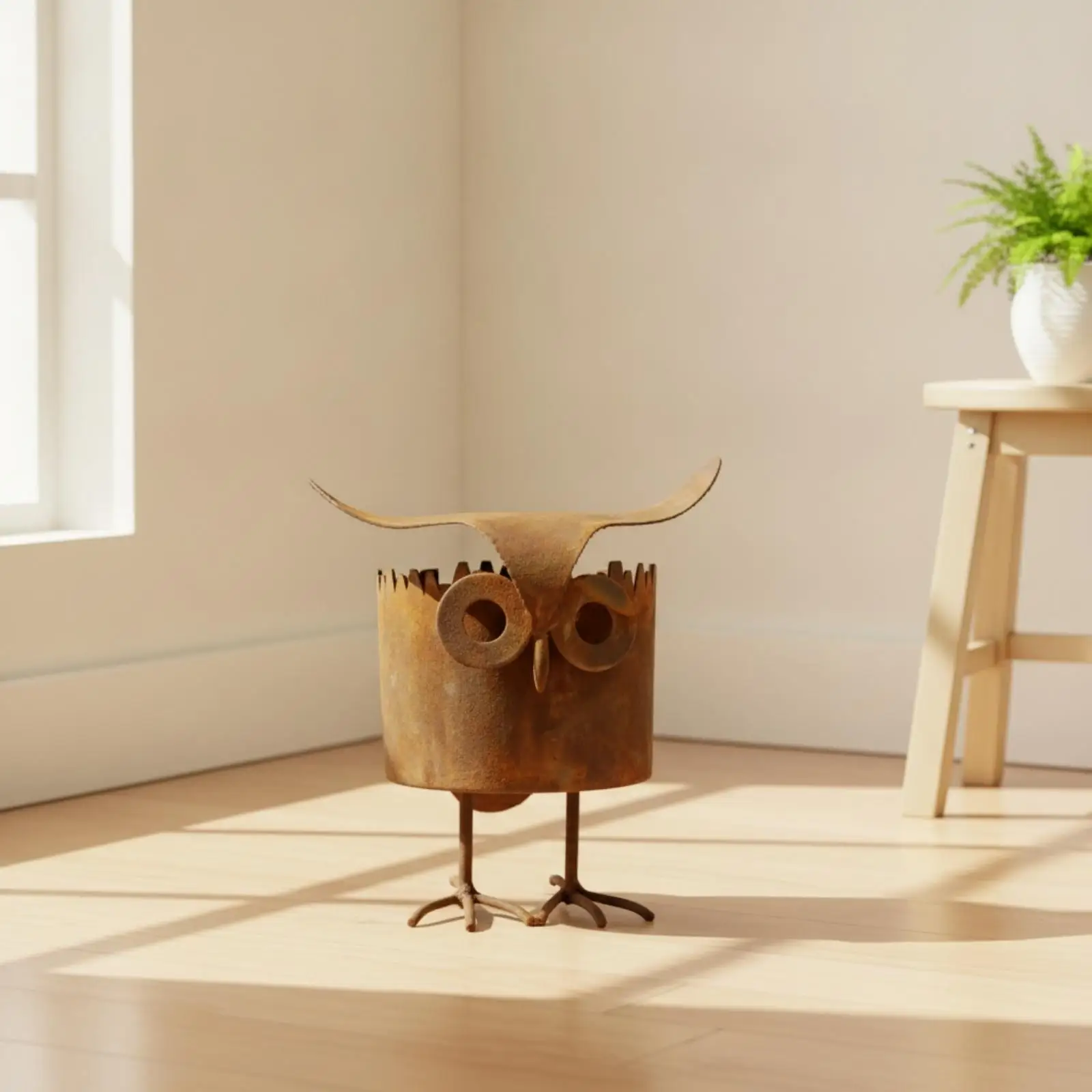 Maceta Decorativa con Diseño de Criatura Alada – Resistente al Exterior con Drenaje - imagen 4