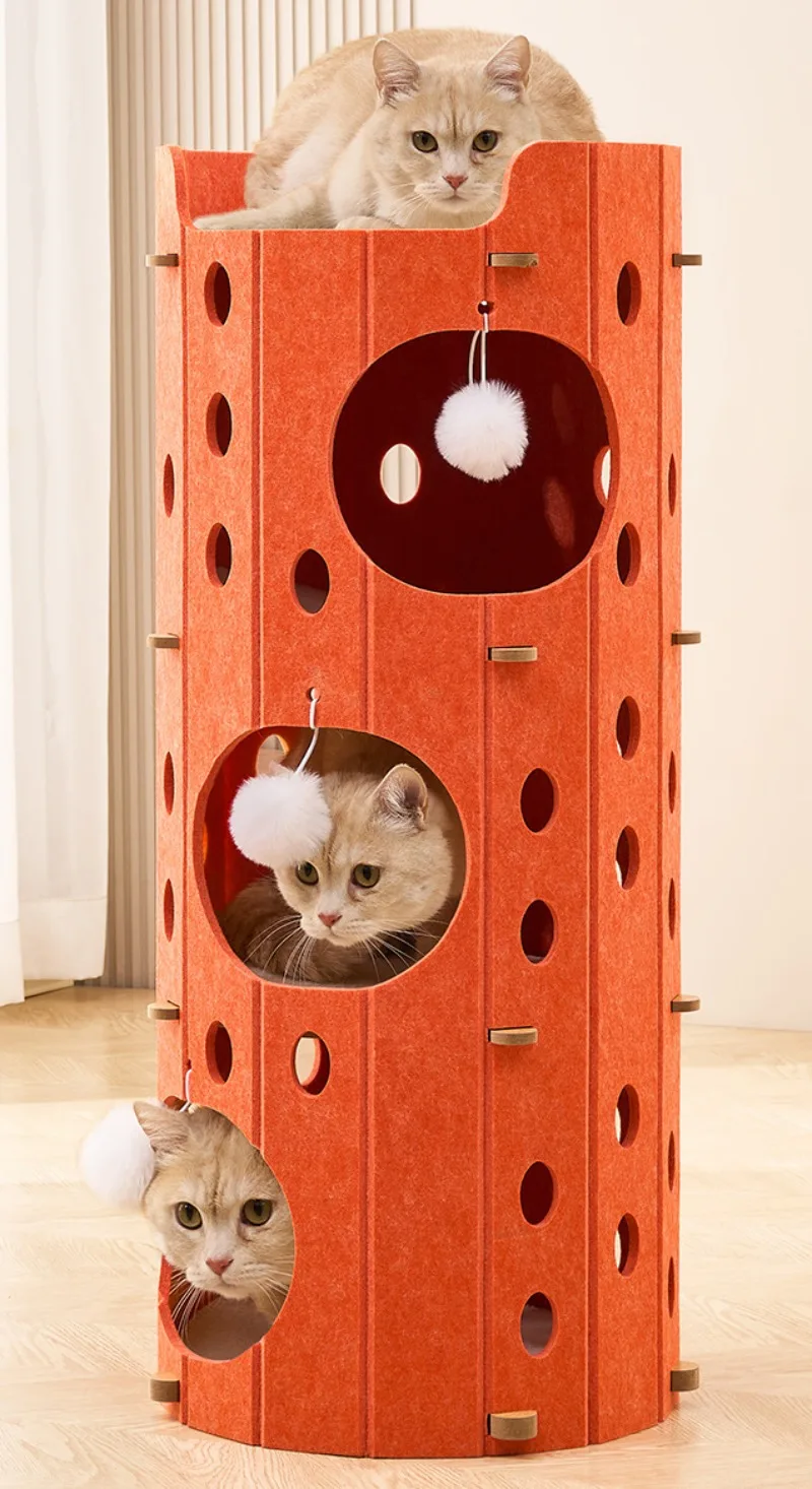 Vista lateral del nido