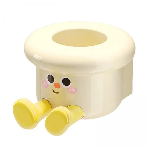 Soporte para cepillos de dientes montado en pared mostrando su diseño transpirable