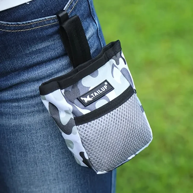 Bolsa de aperitivos para adiestramiento de perros en tejido Oxford resistente