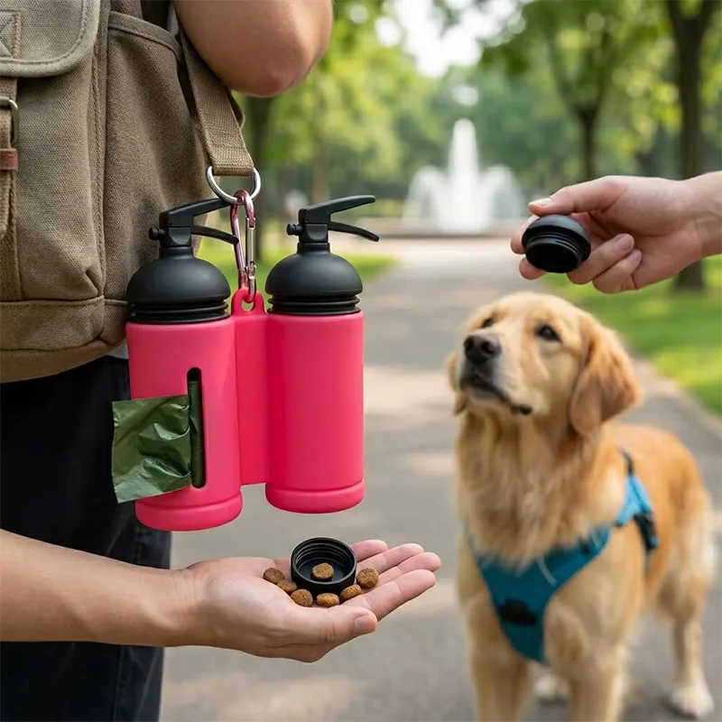 Dispensador de bolsas para desechos integrado